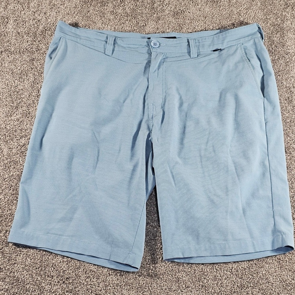 Lot 2 Pairs TravisMathew Performance Stretch Golf Shorts Mens 36 Black, Blue - Picture 6 of 16